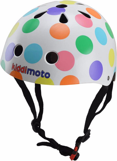 KiddiMoto Kinderhelm Pastel Dotty M is nooit meer leverbaar