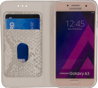 Mobilize SE Premium Gelly Snake Samsung Galaxy A3 (2017) Book Case Grijs is nooit meer leverbaar