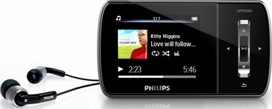 Philips GoGear SA1ARA04K Ariaz 4 GB is nooit meer leverbaar