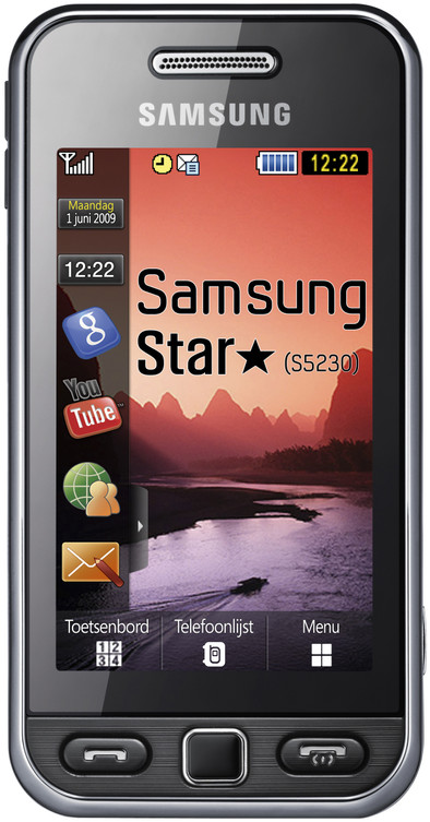Samsung Star S5230 Noble Black is nooit meer leverbaar