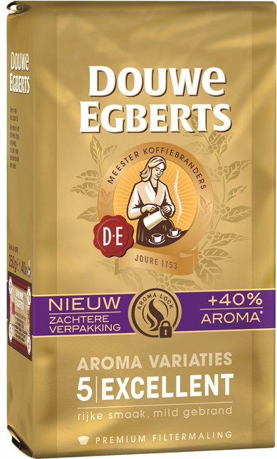Douwe Egberts Aroma Variaties Excellent 250 gr is nooit meer leverbaar