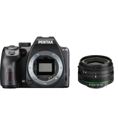 PENTAX K-70 Black + 18-50mm WR is nooit meer leverbaar