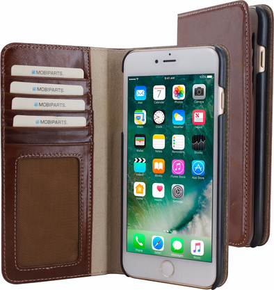 Mobiparts Excellent Wallet Apple iPhone 7 Plus/8 Plus Book Case Bruin is nooit meer leverbaar