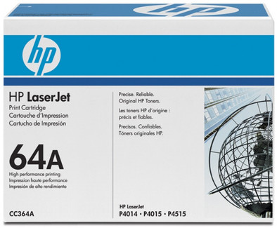 HP 64A LaserJet Toner Black (zwart) (CC364A) is nooit meer leverbaar
