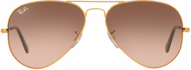 Ray-Ban Aviator RB3025/58 Shiny Light Bronze / Pink Gradient Brown is nooit meer leverbaar