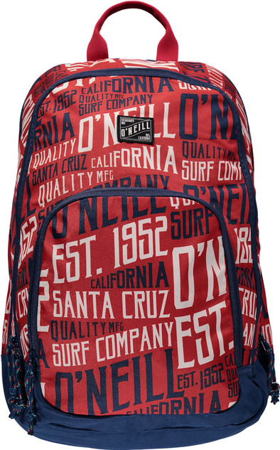 O'Neill BM Wedge Backpack Red AOP White is nooit meer leverbaar