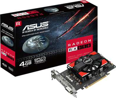 Asus Radeon RX550-4G is nooit meer leverbaar