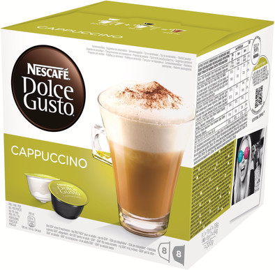 Dolce Gusto Cups Cappuccino 8 dranken is nooit meer leverbaar