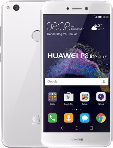 Huawei P8 Lite (2017) Wit is nooit meer leverbaar