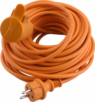 Exin Tuin Verlengsnoer 20m 2x1,5mm2 IP44 is nooit meer leverbaar