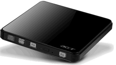 Acer Externe Slimline DVD-brander Zwart is nooit meer leverbaar