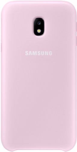 Samsung Galaxy J3 (2017) Dual Layer Back Cover Roze is nooit meer leverbaar