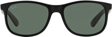 Ray-Ban Andy RB4202 Matte Black / Dark Green Lens is nooit meer leverbaar