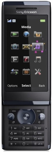 Sony Ericsson Aino U10i Obsidian Black is nooit meer leverbaar