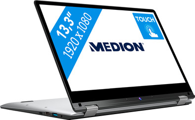 Medion Akoya E3213T 128GB Zilver is nooit meer leverbaar