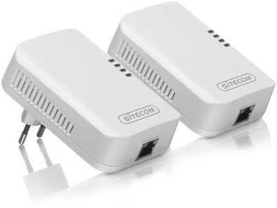 Sitecom LN-514 HomePlug Starter Kit (2 st.) 85 Mbps Wit is nooit meer leverbaar