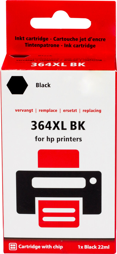 Huismerk 364 Cartridge Zwart XL voor HP printers (CN684EE) is nooit meer leverbaar