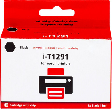 Huismerk T1291 Zwart voor Epson printers (C13T12914011) is nooit meer leverbaar