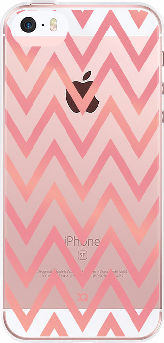 Xqisit Shell Zigzag Apple iPhone 5/5S/SE Back Cover is nooit meer leverbaar