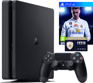 Sony PlayStation 4 Slim 1 TB FIFA 18 Bundel is nooit meer leverbaar