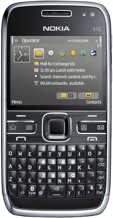 Nokia E72 Zodium Black QWERTY is nooit meer leverbaar