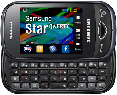 Samsung Star QWERTY B3410 Black is nooit meer leverbaar