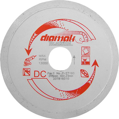 Makita P-27246 Diamantschijf 230 mm is nooit meer leverbaar
