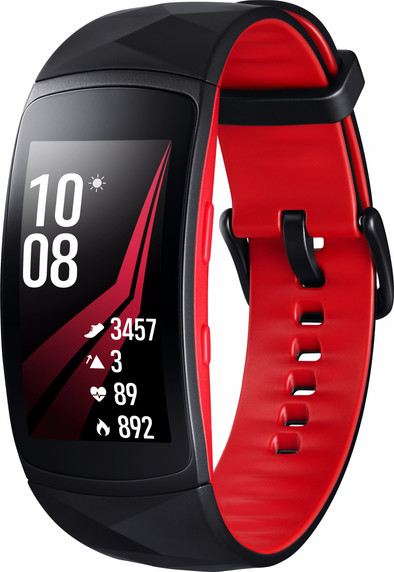 Samsung Gear Fit 2 Pro Zwart/Rood S is nooit meer leverbaar