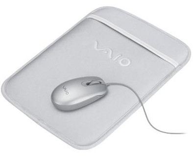 Sony Vaio W-Serie Sleeve + Muis Zilver is nooit meer leverbaar