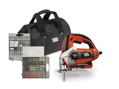 Black &amp; Decker Decoupeerzaag KS900 + Zaagjes + Softbag is nooit meer leverbaar