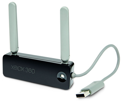 Microsoft Xbox 360 Wireless Network Adapter 'N' is nooit meer leverbaar