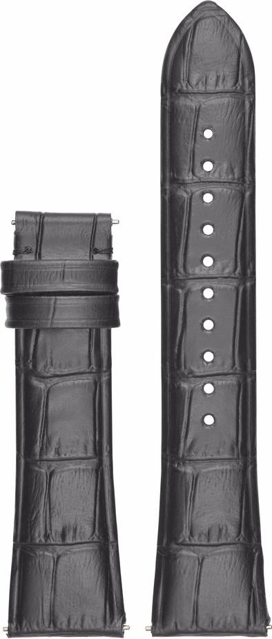 Emporio Armani 22mm Leather Watchband Black is no longer available