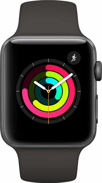 Apple Watch Series 3 38mm Space Gray Aluminium/Grijs is nooit meer leverbaar