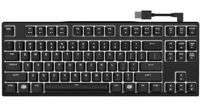 Cooler Master MasterKeys Pro S (Brown) QWERTY is nooit meer leverbaar