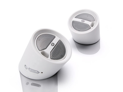 Conceptronic Portable USB Tube Speakers Wit is nooit meer leverbaar