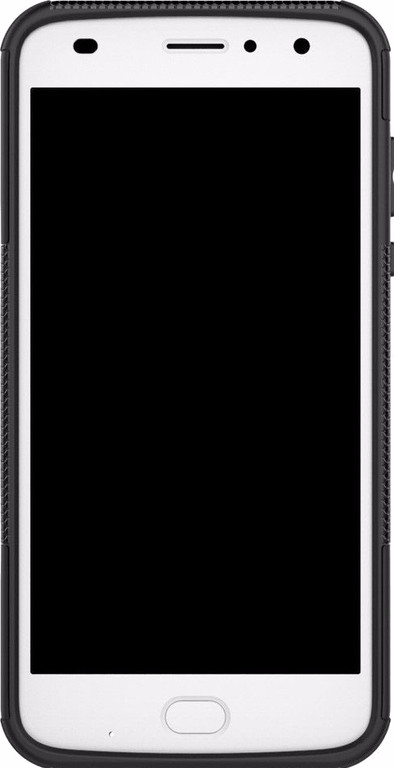 Just in Case Rugged Hybrid Motorola Moto Z2 Play Case Back Cover Zwart is nooit meer leverbaar