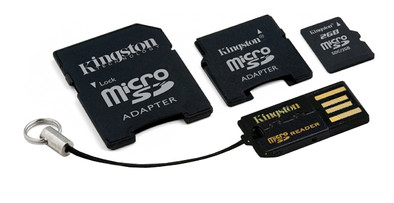 Kingston MicroSD 2GB Mobility Kit is nooit meer leverbaar