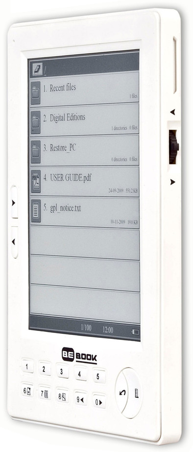 BeBook Mini eReader White is nooit meer leverbaar