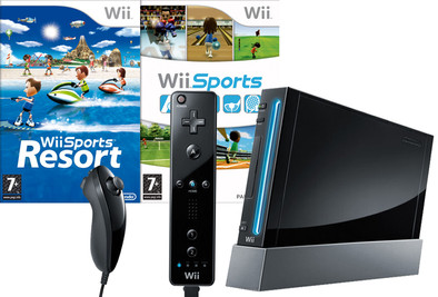 Nintendo Wii Black + Wii Sports Resort is nooit meer leverbaar
