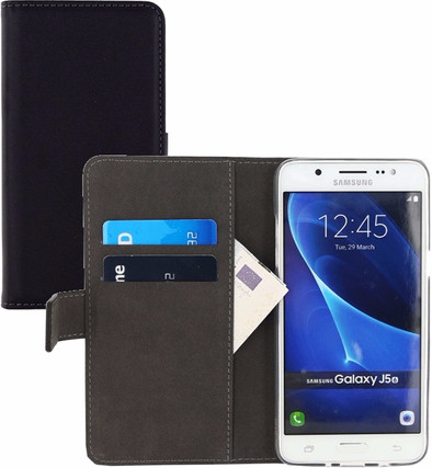 Mobilize Gelly Wallet Book Case Samsung Galaxy J5 (2016) Zwart is nooit meer leverbaar