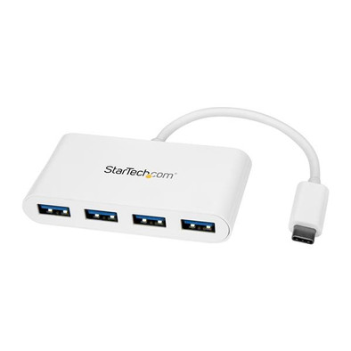 StarTech USB-C - 4x USB-A 3.0 hub wit is nooit meer leverbaar