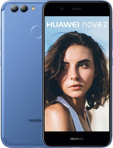 Huawei Nova 2 Dual SIM Blue | Coolblue | Mobile phones