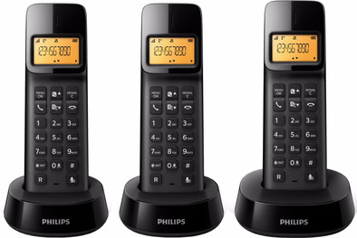 Philips D1403B/22 Zwart is nooit meer leverbaar
