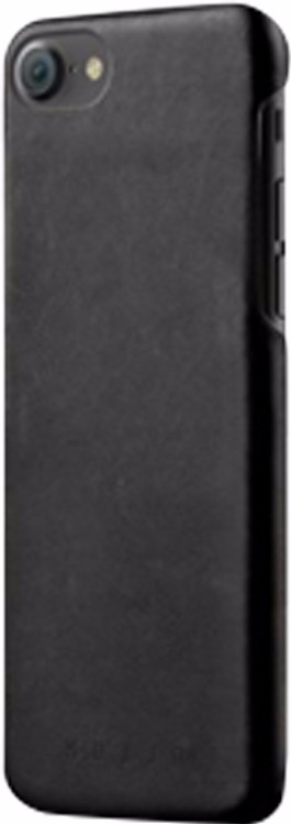 Mujjo Leather Apple iPhone 7/8 Back Cover Zwart is nooit meer leverbaar