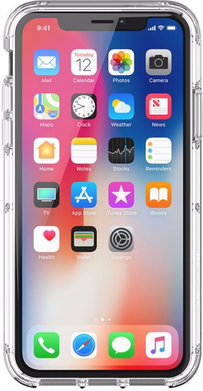 Griffin Survivor Clear Apple iPhone X Back Cover Transparant is nooit meer leverbaar