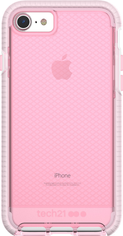 Tech21 Evo Check Apple iPhone 7/8 Back Cover Roze is nooit meer leverbaar