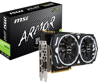 MSI GeForce GTX 1070 Ti Armor 8G Coolblue Video cards