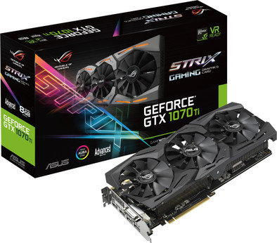 Asus ROG STRIX GeForce GTX 1070 Ti A8G Gaming is nooit meer leverbaar