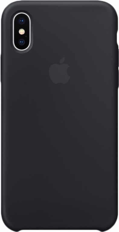 Apple iPhone X Silicone Back Cover Zwart is nooit meer leverbaar