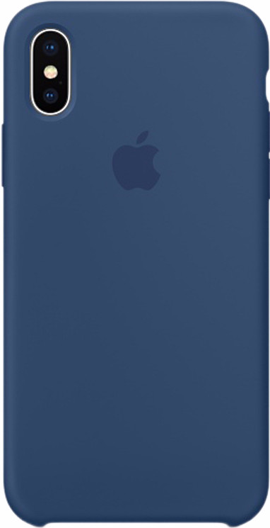 Apple iPhone X Silicone Back Cover Blauw is nooit meer leverbaar